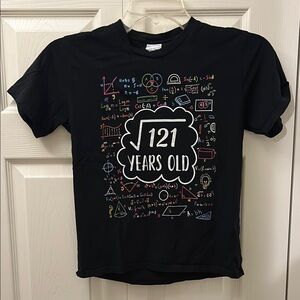 Black Kids Math Graphic T-Shirt 11th Birthday